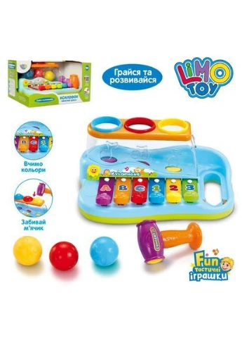 Іграшка музична "Ксилофон" колір різнокольоровий 00-00036033 Limo Toy (390471171)