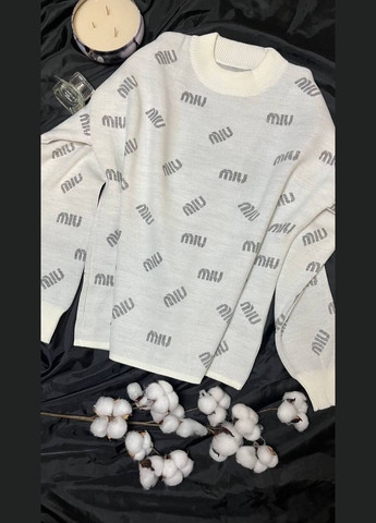 Белый свитер+носки No Brand