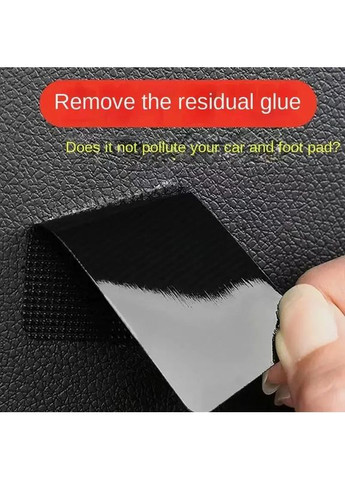 Липучка двостороння прямокутна на клейкій основі 16×70 мм Чорні No Brand (358205216)