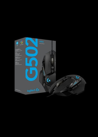 Мышь игровая G502 HERO High Performance USB проводная с RGBподсветкой Black Logitech (296107844)