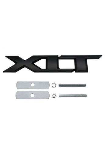 Емблема напис XLT для Ford у решітку чорна 187х33 мм метал (на кріпленнях) Ford Motor Company (369610623)