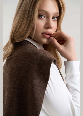 Накидка з ніжної пряжі з включенням віскози (2837) Triko Bakh (334710285)