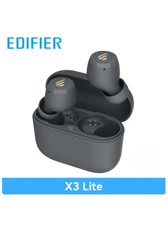 Навушники TWS X3 Lite Bluetooth 5.3. Сірі Edifier (292732520)