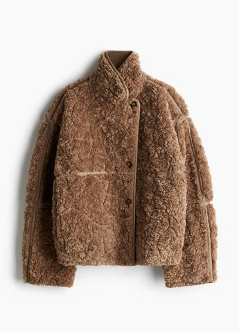 Коричневая демисезонная куртка H&M