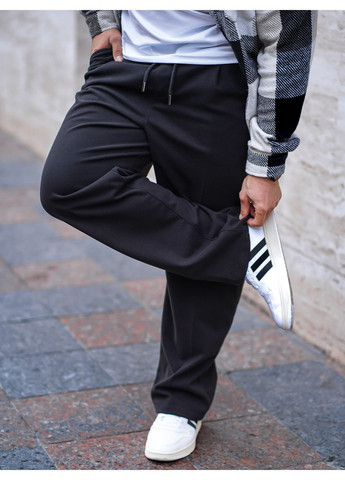 Черные повседневный, классические, кэжуал зимние классические, прямые брюки Teamv