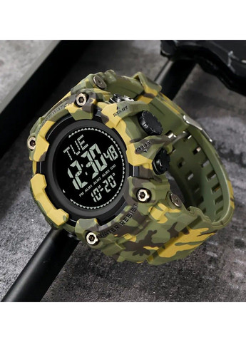 Чоловічий спортивний годинник 2037 з компасом (Камуфляж) Skmei (314483876)