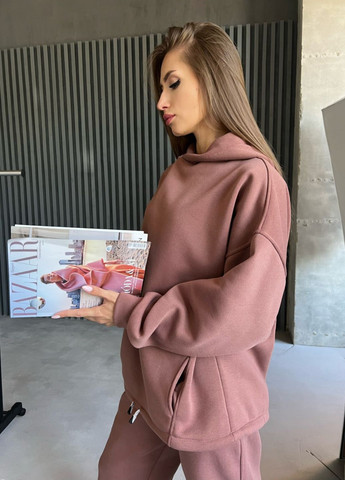 Утеплений костюм: подовжене худі + штани Україна (299487238)