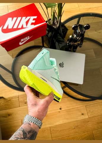 Серые демисезонные кроссовки мужские nike wmns air zoom alphafly next 2 mint | найк аир зум серые No Brand