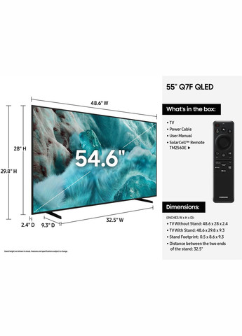 Телевизор QE55Q7FAAUXUA Samsung (342331018)