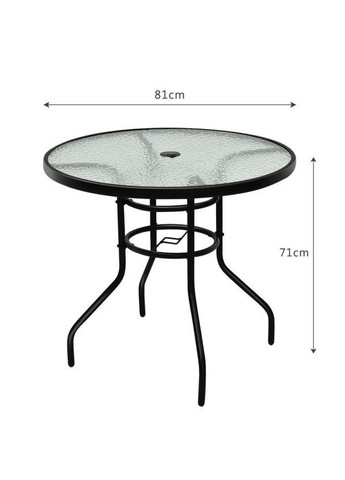 Садовый стол Acapulco с местом для зонта Costway (362028066)