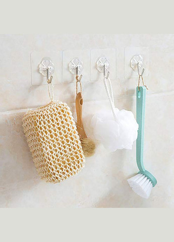 Гачок із нержавіючої сталі на липучці для кухні ванної без свердління стін 5.5x5.5 см Yu Xin (302507476)