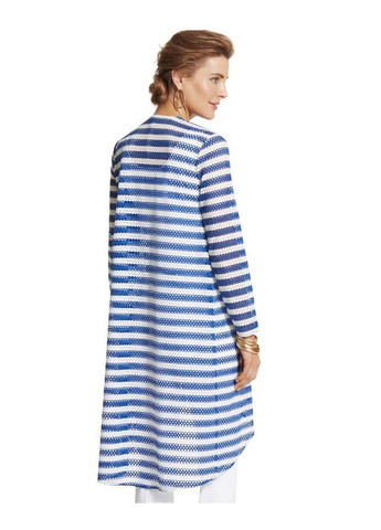 Синий демисезонный кардиган Chico'S