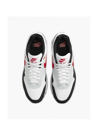 Белые кроссовки мужские air max 1 mens shoes white/black fd9082-101 Nike