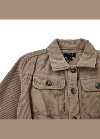 Бежевое детское платье-рубашка для девочки бежевый (0139) OVS (334712543)