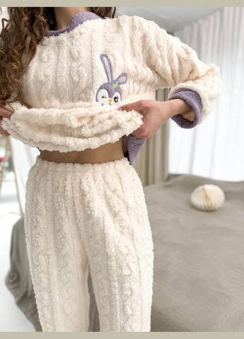 Молочна піжама жіноча молочна xs (2732) GT