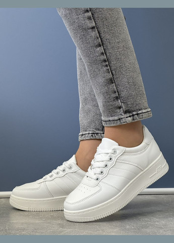 Жіночі молодіжні кросівки 1289 Білі No Brand білі демісезони (322874003)