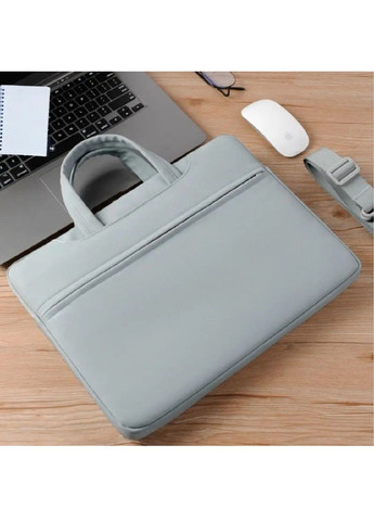 Сумка портфель з ручками ременем для перенесення зберігання планшета ноутбука 15″ дюймів 39.5х30.5х3 см (477105-Prob) Блакитна Unbranded (294604922)