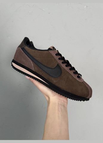 Коричневі Осінні кросівки чоловічі і жіночі nike cortez brown | найк кортез коричневі No Brand