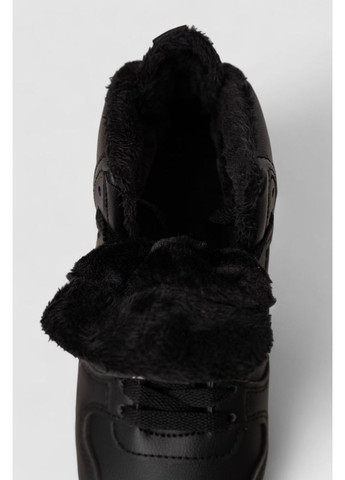 Кросівки жіночі зимові на хутрі, 248RMB09 Ager чорно-білі зими (366971892)