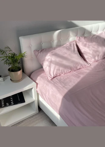 Комплект постельного белья Fiber Roze Stripe микрофибра двуспальный Emily (292653190)