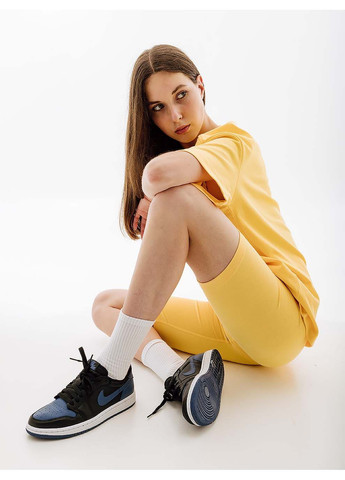 Жіночі Шорти W NSW ESSNTL MR BIKER SHORT Жовтий Nike (367595171)