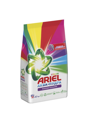 Пральний порошок Аква-Пудра Color, 2,7 кг Ariel (305840396)