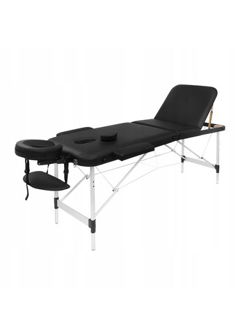Массажный стол складной Massage Table+ Alu W60 Black (P-5907739318381) 4FIZJO (301733376)