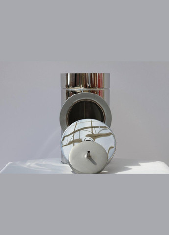 Трійник для димоходу утеплений діаметр 100/160мм нерж/нерж 87гр 0,5мм (сендвіч) Комінвент (317295827)