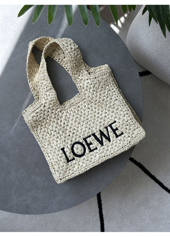 Женская сумка Medium Font Tote in Raffia No Brand (358888928)