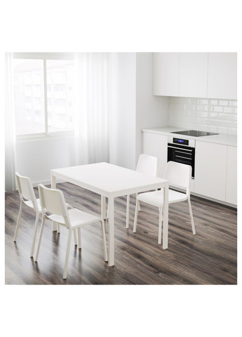 Раздвижной стол белый 120/18075 см IKEA (272150546)