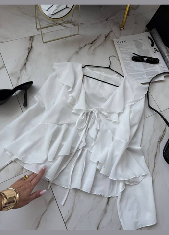 Молочная женская блузка FINO Mode