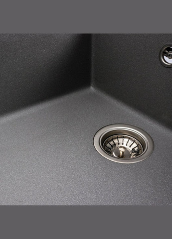 Кухонна мийка гранітна матова 7050 CASCADA мусон Platinum (336938496)