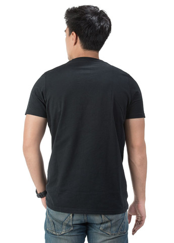 Черная набор футболок мужских базовых 2шт с коротким рукавом Malta