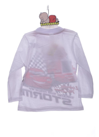 Водолазка для мальчика трикотажная Тачка белый 128 см (37555) BABYKROHA (297198055)