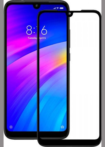Захисне скло для Xiaomi Redmi 7 Full Glue 5D Black (0.33 мм) Mocolo (324234326)