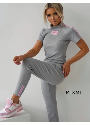 Костюм футболка + штани дрібний рубчик No Brand (388725600)