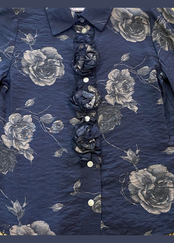 Блузка синя для дівчинки Mone (326757956)