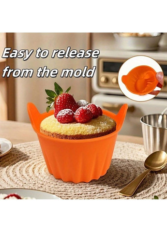 Набір з 10 силіконових порційних форм для випікання кексів і десертів Kitchen Master (338379370)