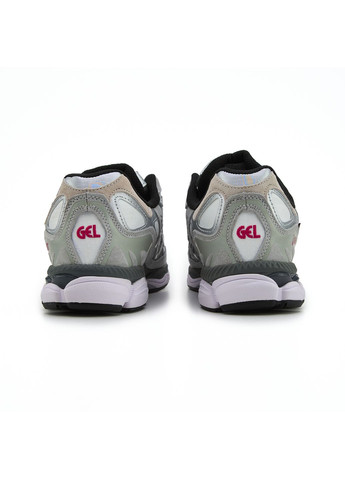 Сірі Осінні кросівки чоловічі asics gel-nyc white steel grey gore-tex асікс гель нюк No Brand