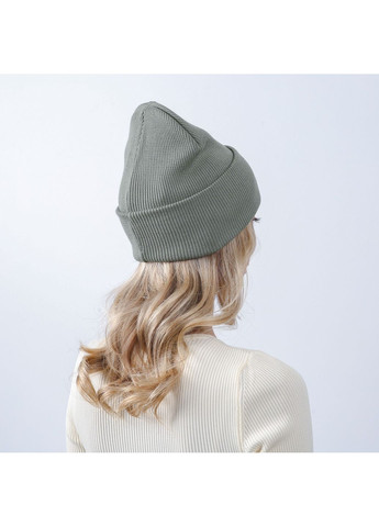 Шапка біні жіноча бавовна зелена FREYA LuckyLOOK 969-194 (362576561)