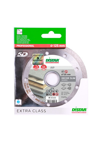 Круг алмазний відрізний 1A1R 100 ELEGANT Distar (369933702)
