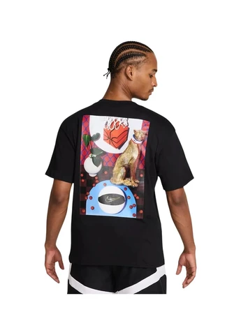 Черная футболка мужская m90 bball oc black Nike
