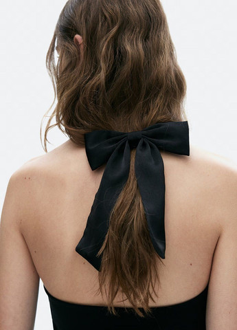 Комбинезон H&M однотонный чёрный праздничный