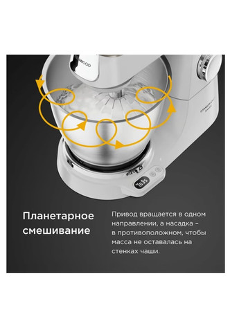 Кухонна машина KVC 65.001 WH Titanium Chef Baker Kenwood (364862224)
