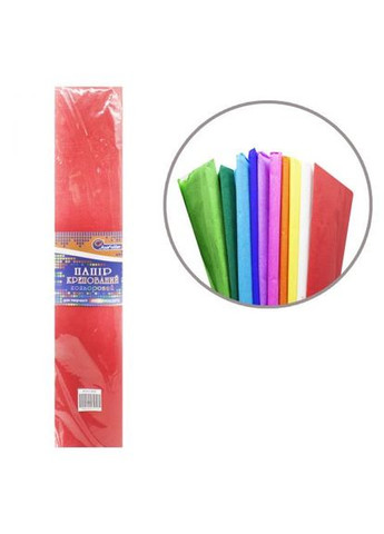 Папір гофрований KR55-MIX2 55% 20г/м2 (50см.х200см.) (4823322208376) Блакитний J.Otten (325221546)