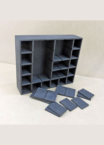 Полка настольная из дерева Актобе 45х53 венге (ПСТ-530512) No Brand (327848992)