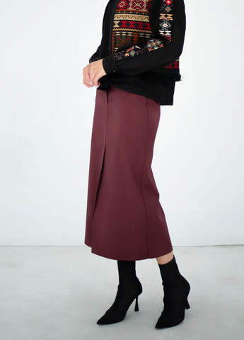 Спідниця жіноча бордова Едельвіка спідниця (362696358)