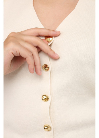 Жилет женский цвет молочный CB-00286561 Yuki (366038028)