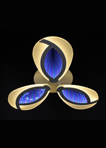 Люстра светодиодная потолочная LED светильник для квартиры на потолок лэд с пультом 26103 Белый 8х49х49 см. Sunnysky (364490930)