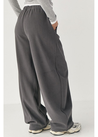 Теплі спортивні штани вільного фасону Lurex (371334071)